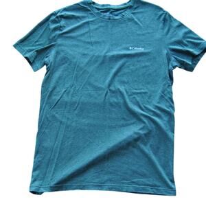 Columbia Green Short Sleeve Shirt Small